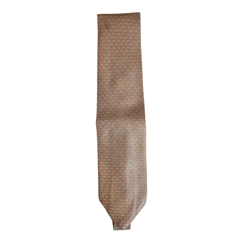 Gucci Elegant Brown Patterned Men's Tie
